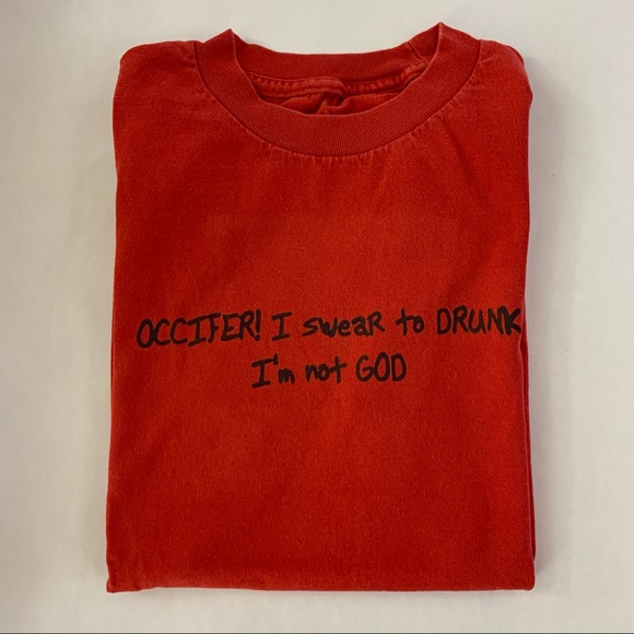 Funny Drunk graphic tee SS size Small - Picture 3 of 6